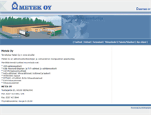 Tablet Screenshot of metek.fi